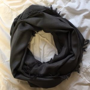 Grey infinity scarf